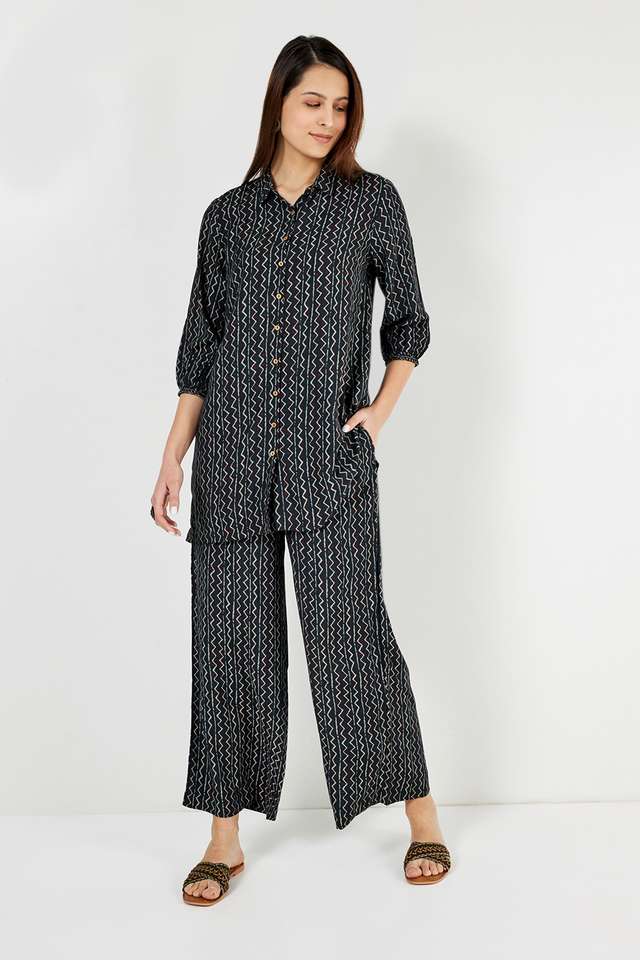 Printed-Full-Length-Viscose-Blend-Woven-Women-s-Co-Ord-Set