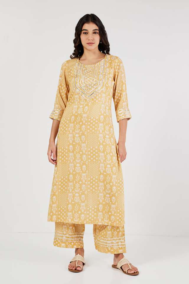 Printed-Modal-Round-Neck-Women-s-Casual-Wear-Kurta