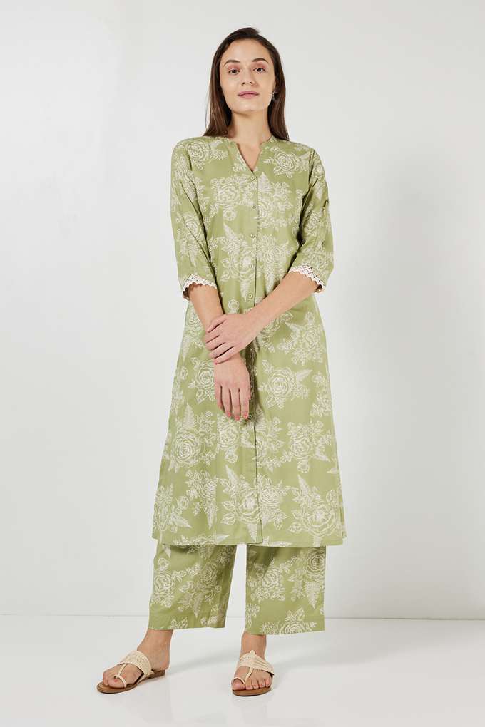 Printed-Rayon-Collared-Women-s-Casual-Wear-Kurta