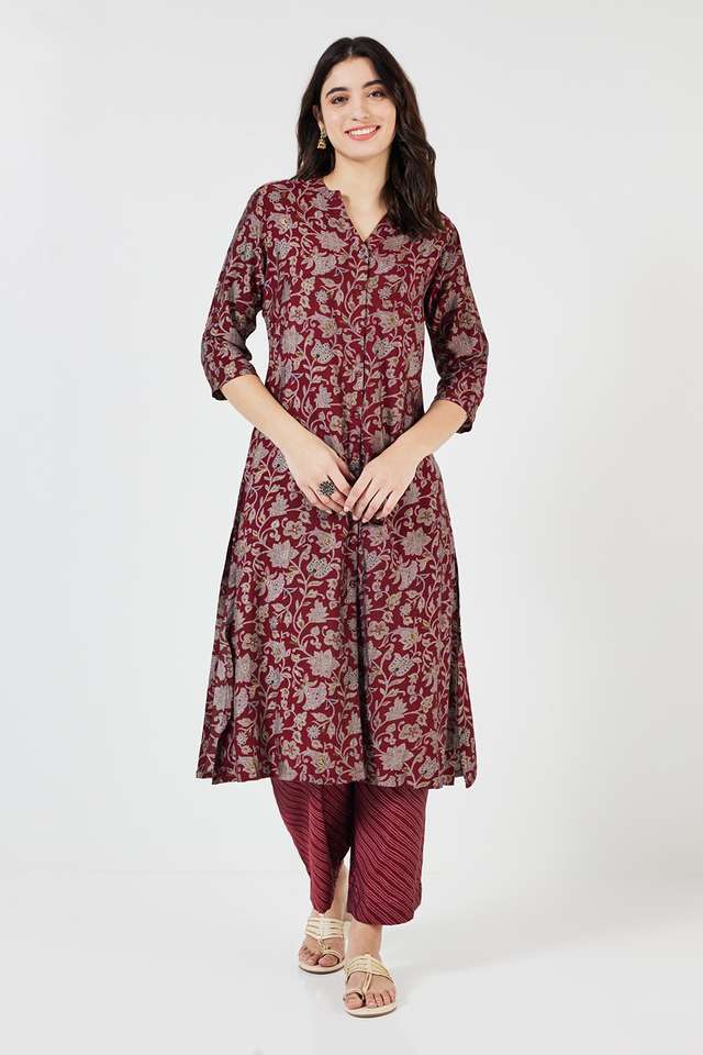 Printed-Full-Length-Blended-Fabric-Women-s-Palazzos