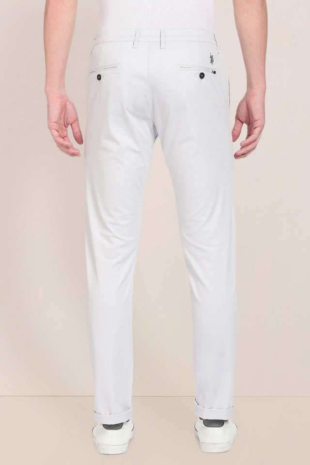 Solid-Cotton-Regular-Fit-Men-Casual-Wear-Trouser
