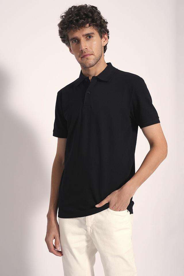 Solid-Cotton-Polo-Men-s-T-Shirt
