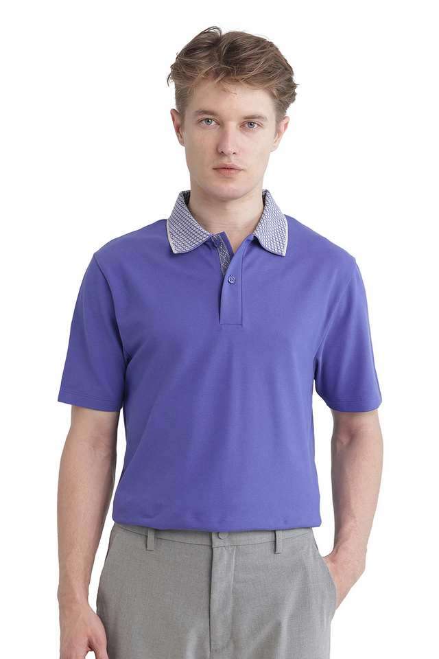 Solid-Cotton-Polo-Men-s-T-Shirt