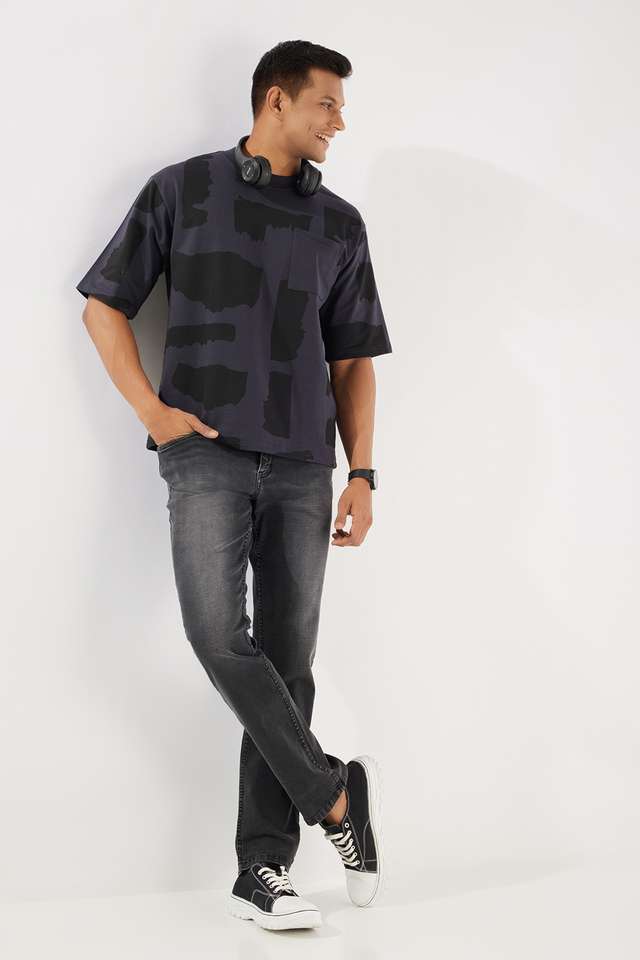 Printed-Blended-Fabric-Oversized-Fit-Men-s-T-Shirt