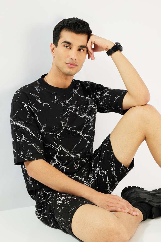 Printed-Blended-Fabric-Oversized-Fit-Men-s-T-Shirt