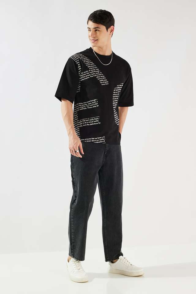 Printed-Blended-Fabric-Oversized-Fit-Men-s-T-Shirt