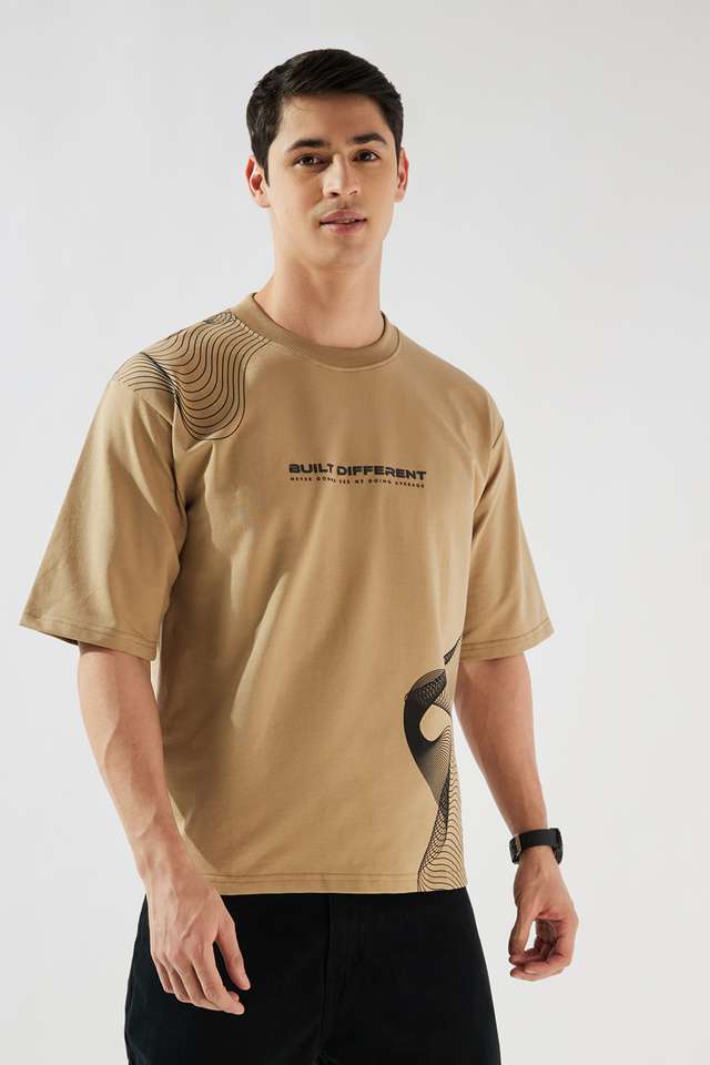 Printed-Blended-Fabric-Oversized-Fit-Men-s-T-Shirt