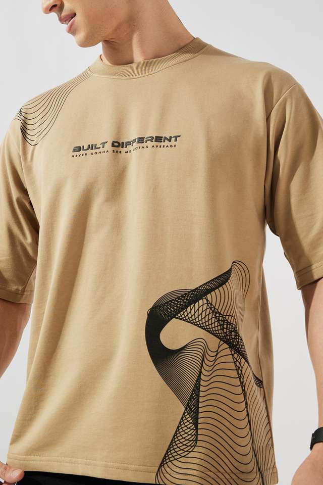 Printed-Blended-Fabric-Oversized-Fit-Men-s-T-Shirt
