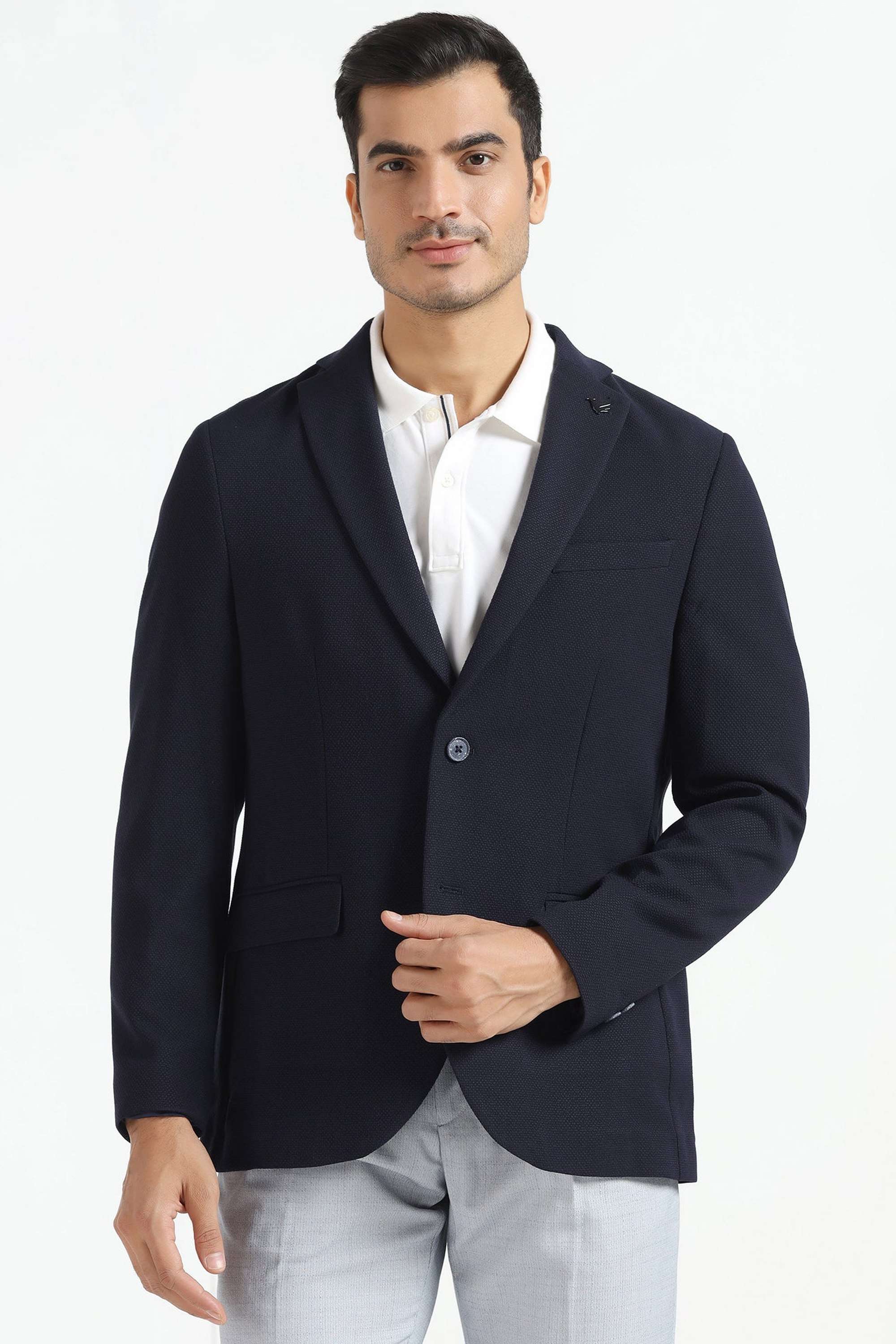 Solid-Polyester-Super-Slim-Fit-Men-s-Work-Blazer