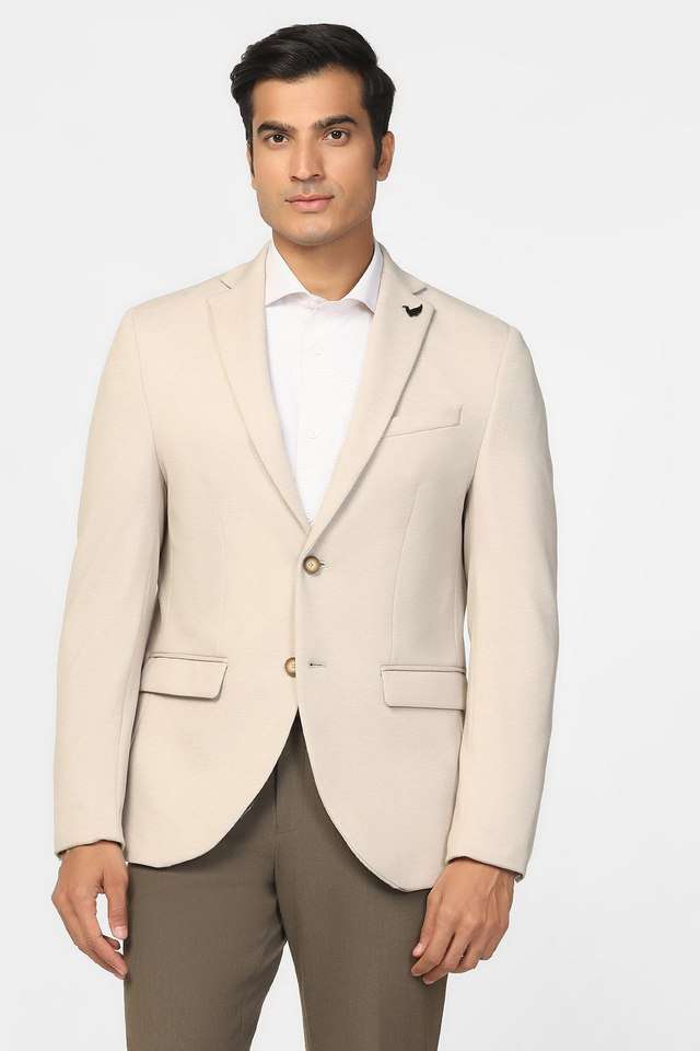 Structured-Polyester-Slim-Fit-Men-s-Formal-Wear-Blazer