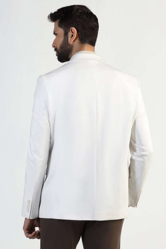 Solid-Blended-Fabric-Slim-Fit-Men-s-Formal-Wear-Blazer