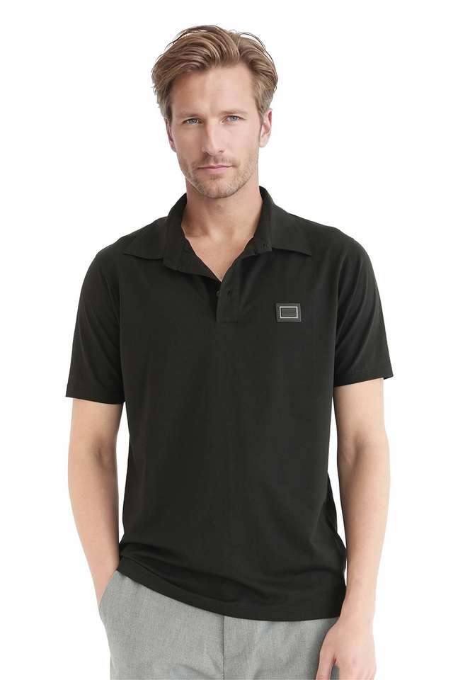 Solid-Cotton-Polo-Men-s-T-Shirt