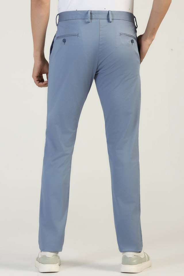 Solid-Cotton-Super-Slim-Fit-Men-s-Casual-Wear-Trousers