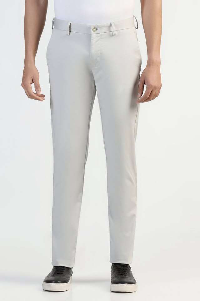 Solid-Cotton-Super-Slim-Fit-Men-s-Casual-Wear-Trousers