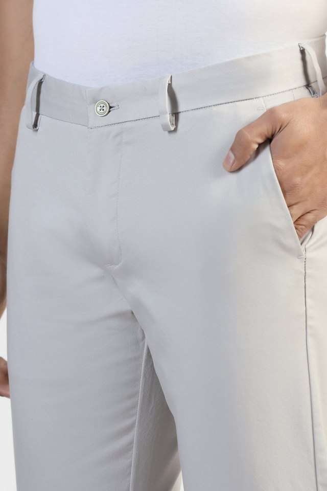 Solid-Cotton-Super-Slim-Fit-Men-s-Casual-Wear-Trousers