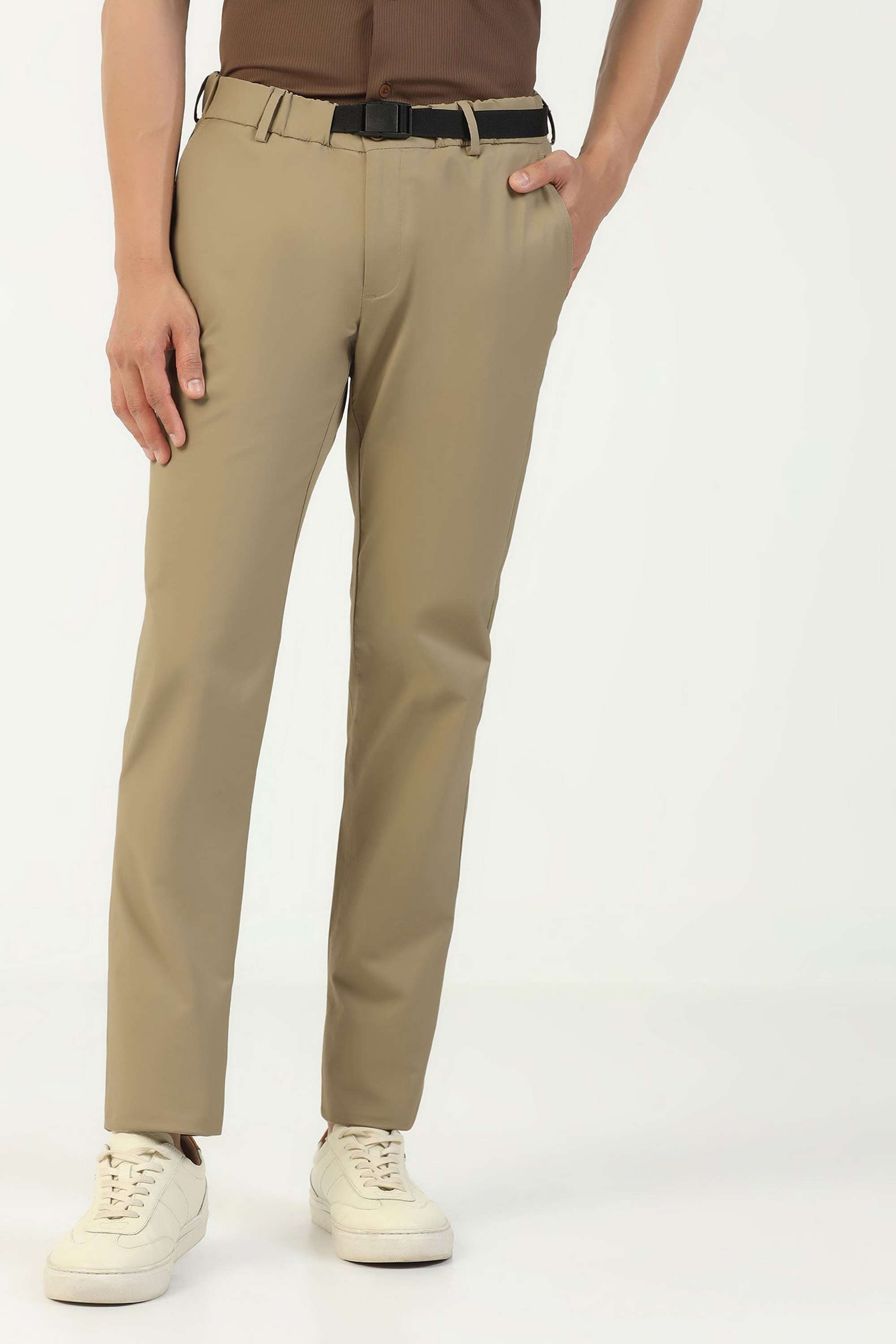 Solid-Cotton-Blend-Super-Slim-Fit-Men-s-Trousers