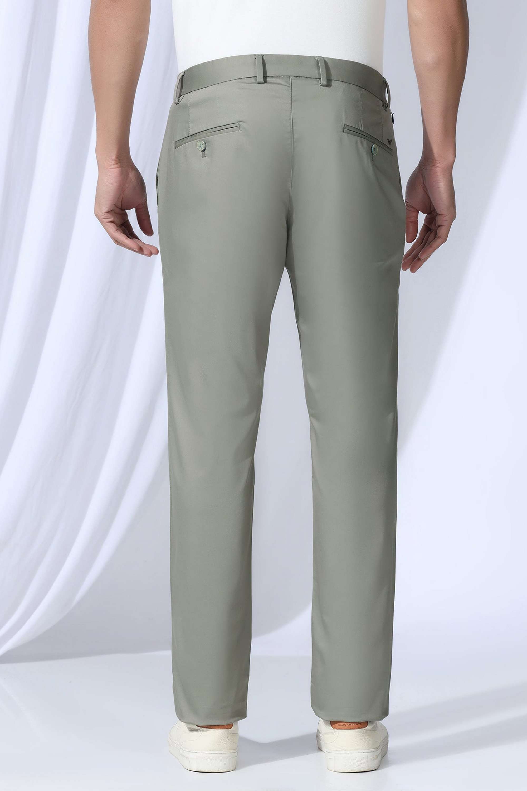 Solid-Cotton-Blend-Super-Slim-Fit-Men-s-Trousers
