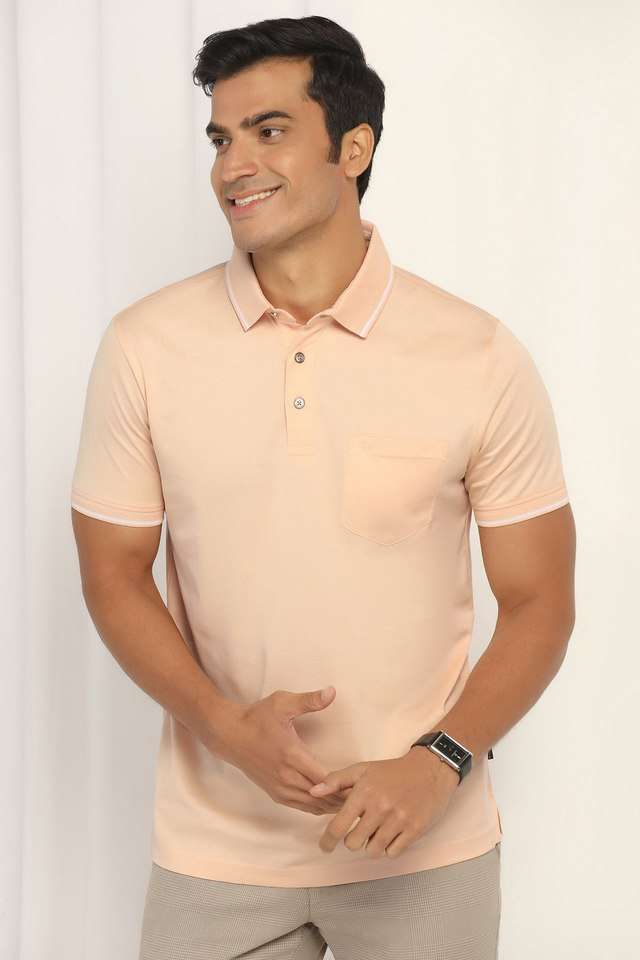 Solid-Cotton-Polo-Men-s-T-Shirt