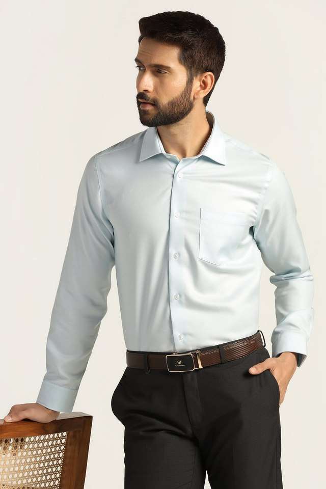 Dobby-Cotton-Slim-Fit-Men-s-Formal-Wear-Shirt