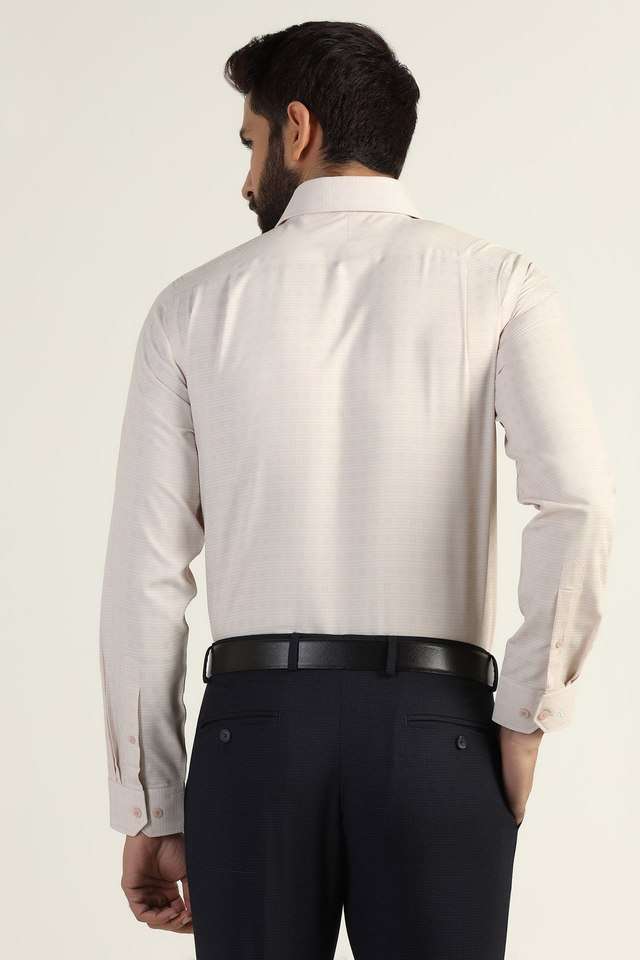 Dobby-Polyester-Slim-Fit-Men-s-Formal-Wear-Shirt