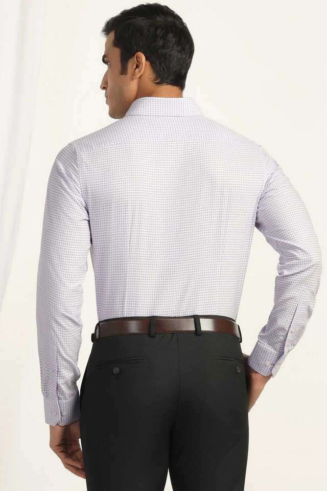 Printed-Blended-Fabric-Slim-Fit-Men-s-Formal-Wear-Shirt