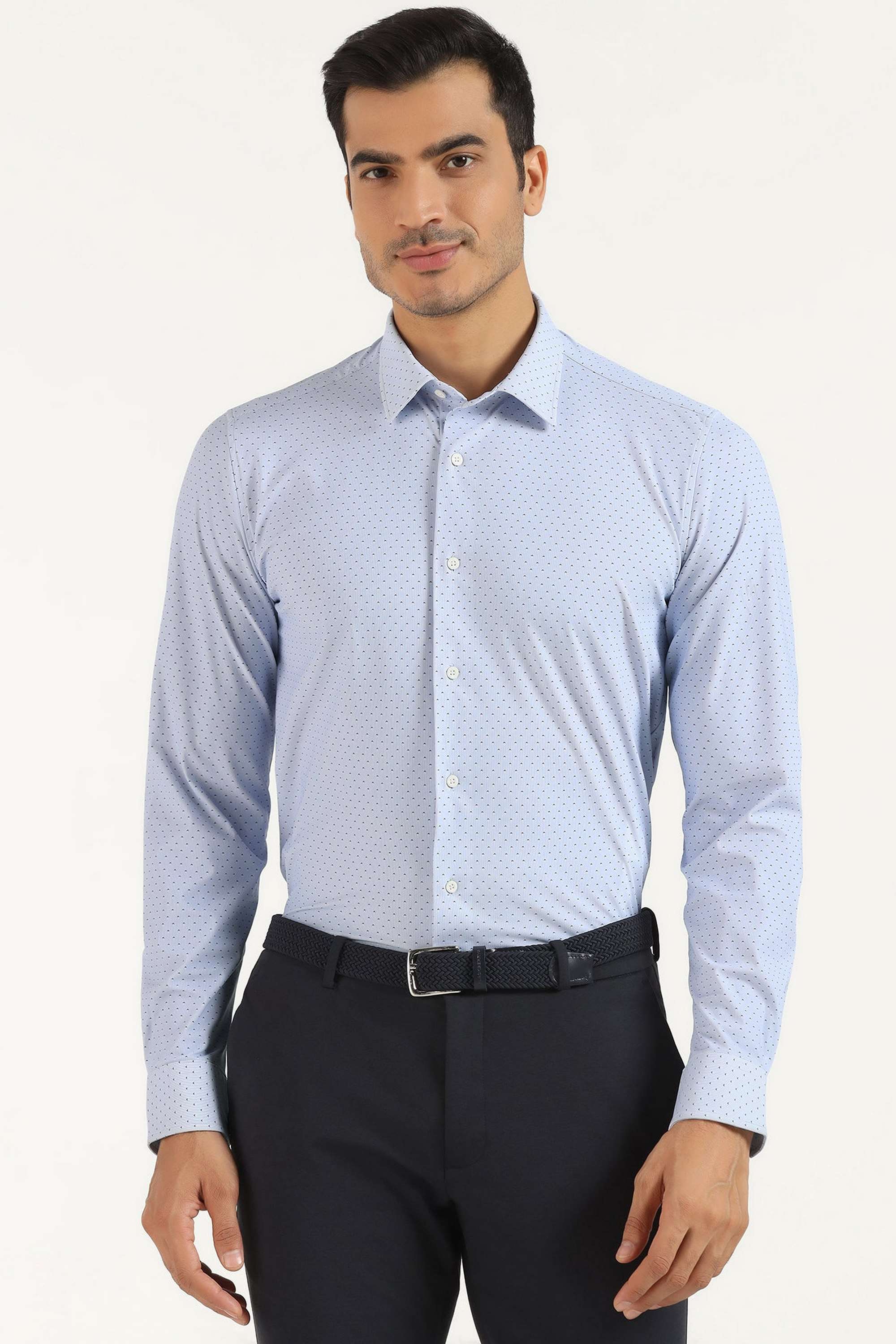 Printed-Nylon-Slim-Fit-Men-s-Shirt