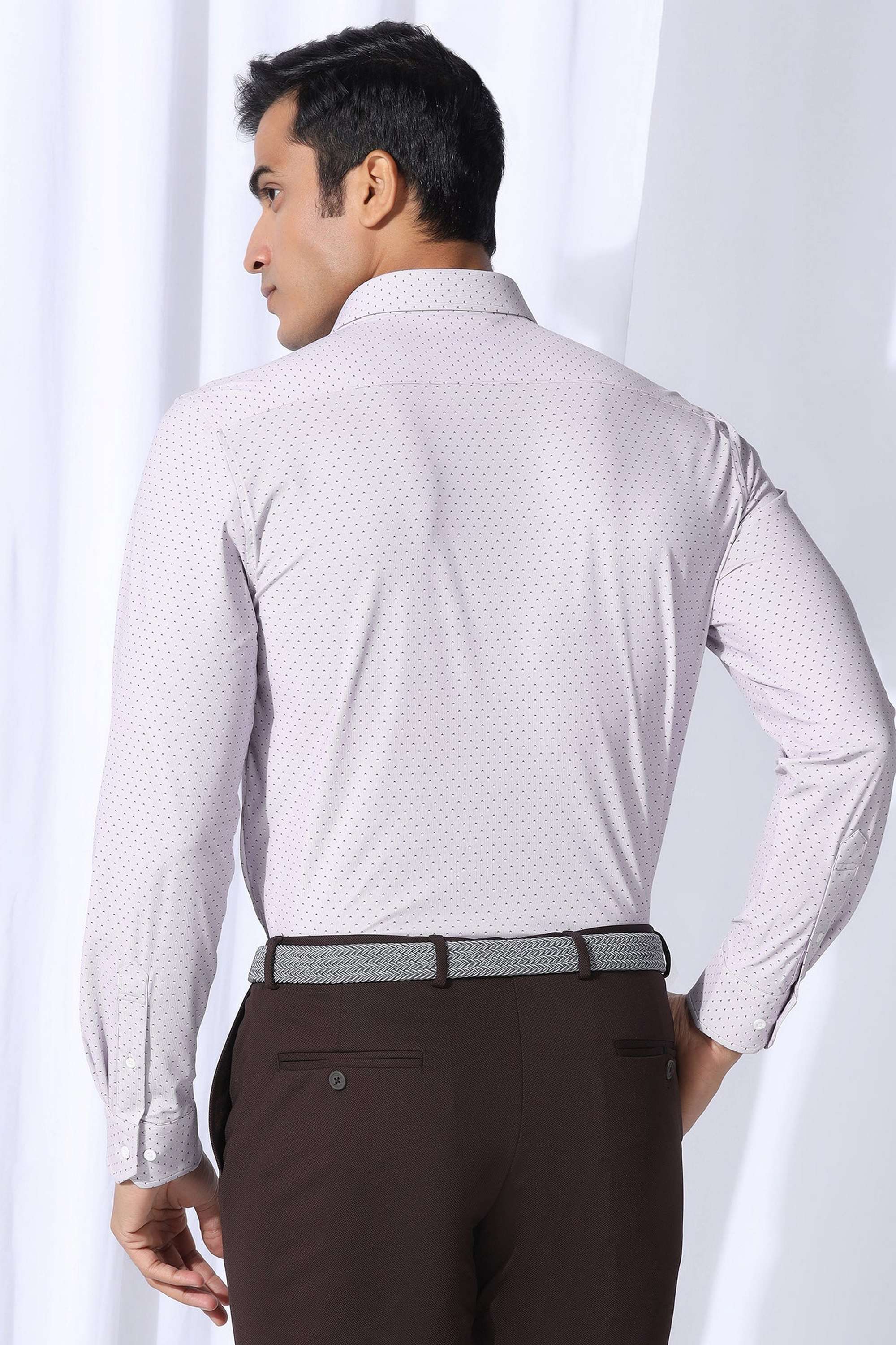 Printed-Nylon-Slim-Fit-Men-s-Shirt