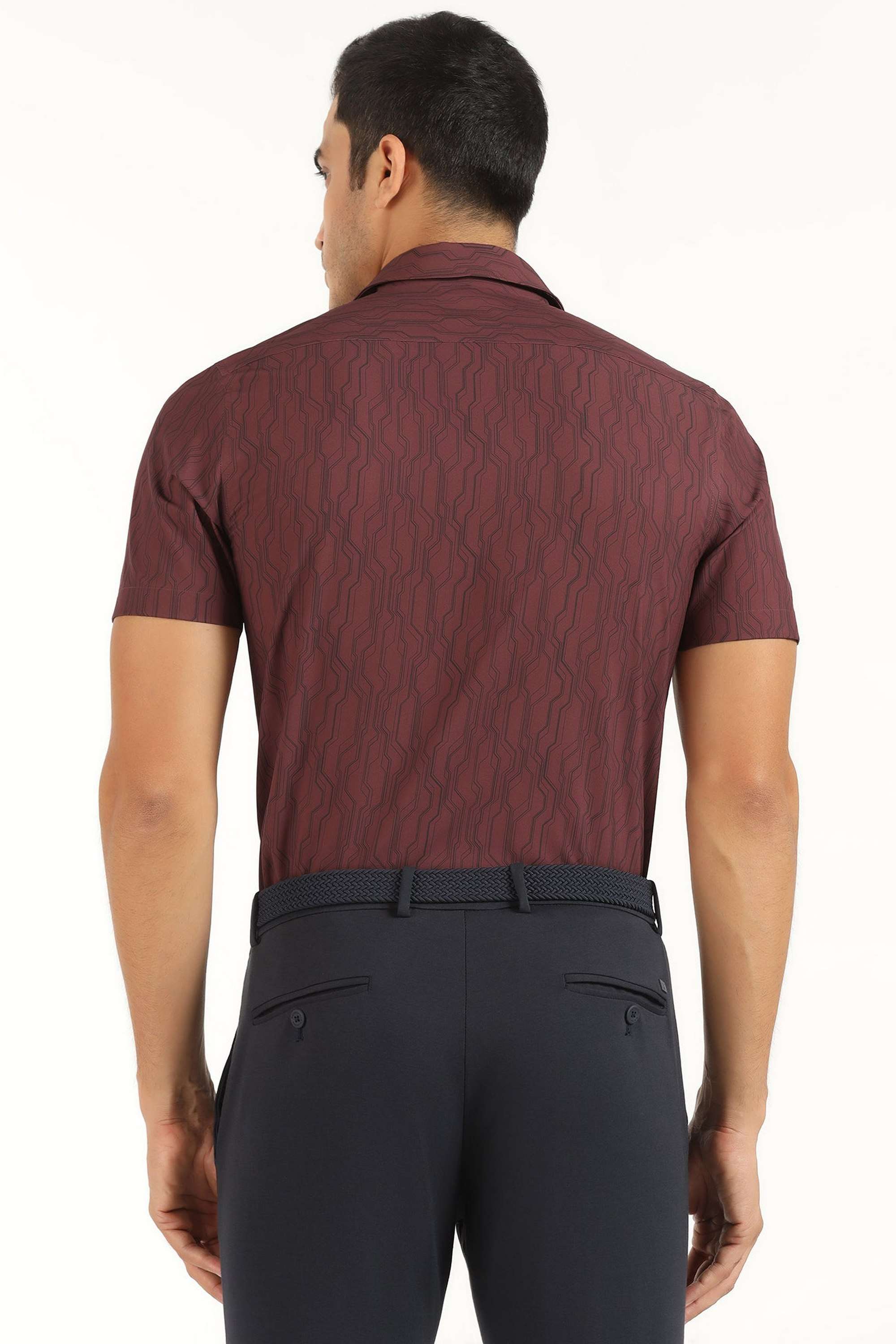 Printed-Polyester-Slim-Fit-Men-s-Shirt