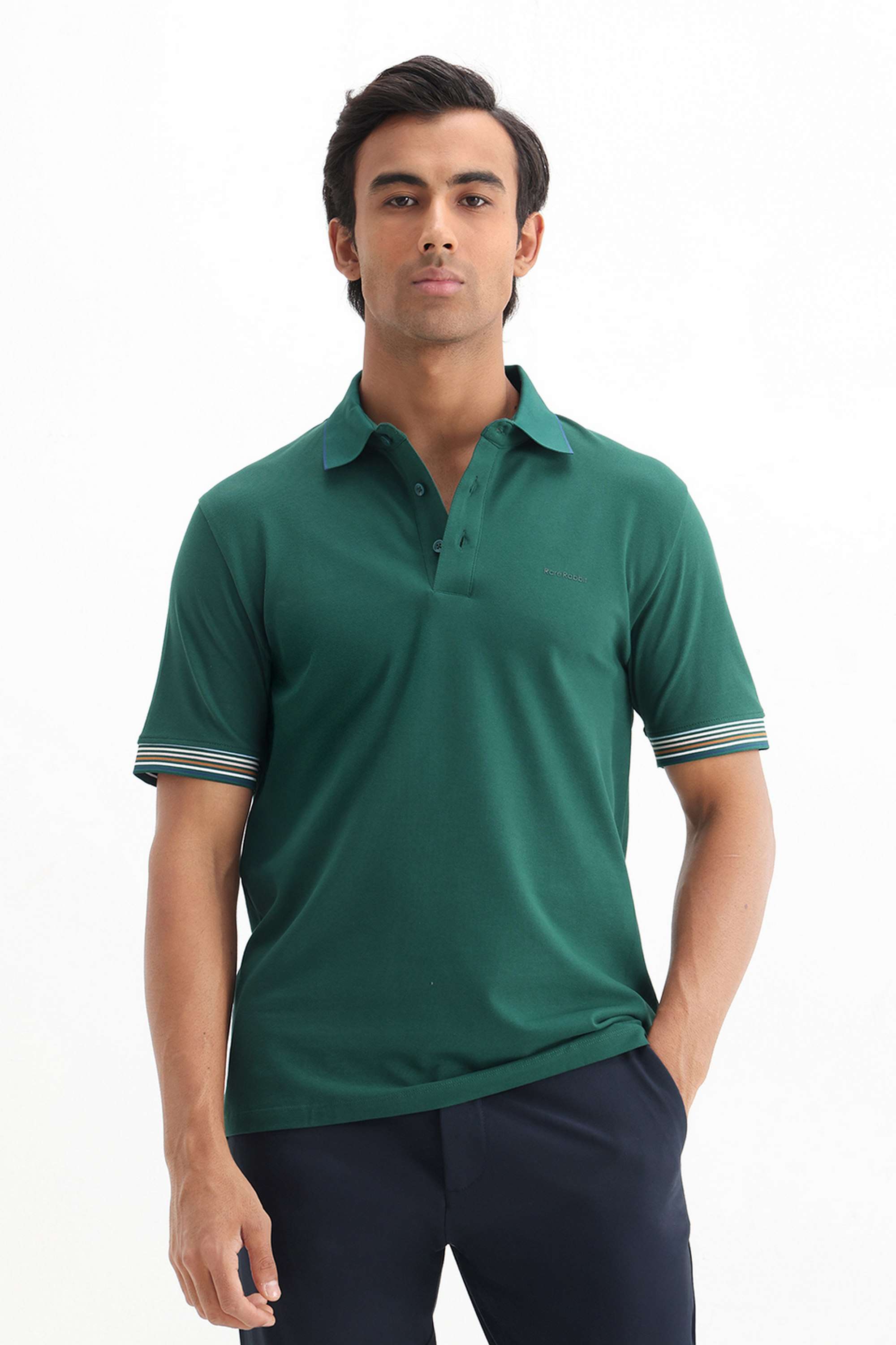 Solid-Cotton-Polo-Men-s-T-Shirt