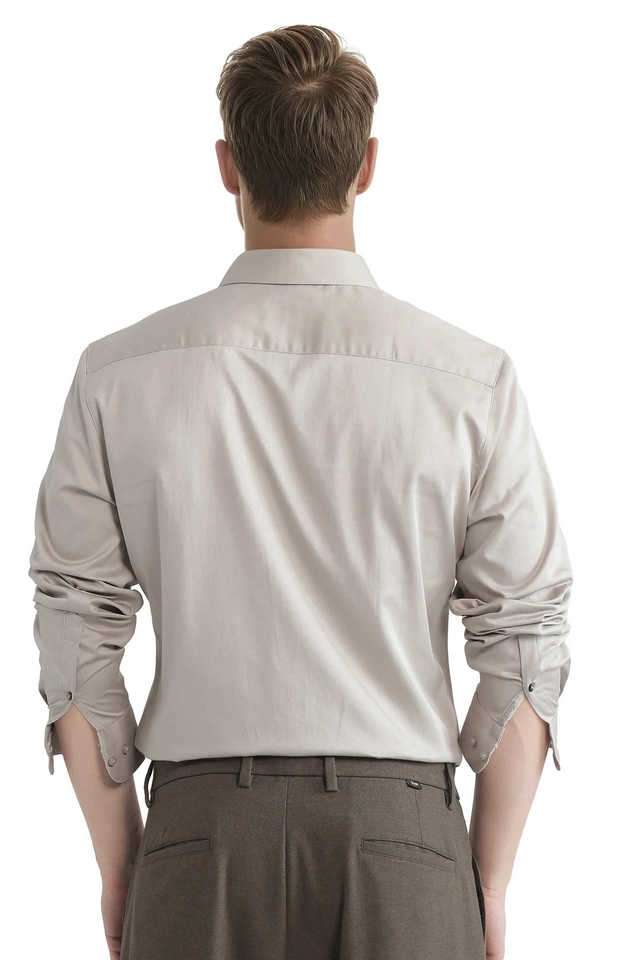 Solid-Cotton-Regular-Fit-Men-s-Casual-Wear-Shirt