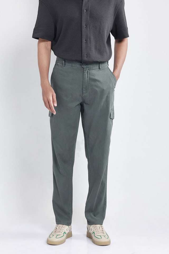 Solid-Cotton-Regular-Fit-Men-s-Casual-Wear-Trousers
