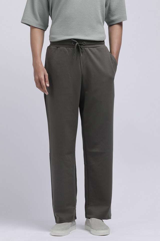 Solid-Cotton-Regular-Fit-Men-s-Casual-Wear-Trousers