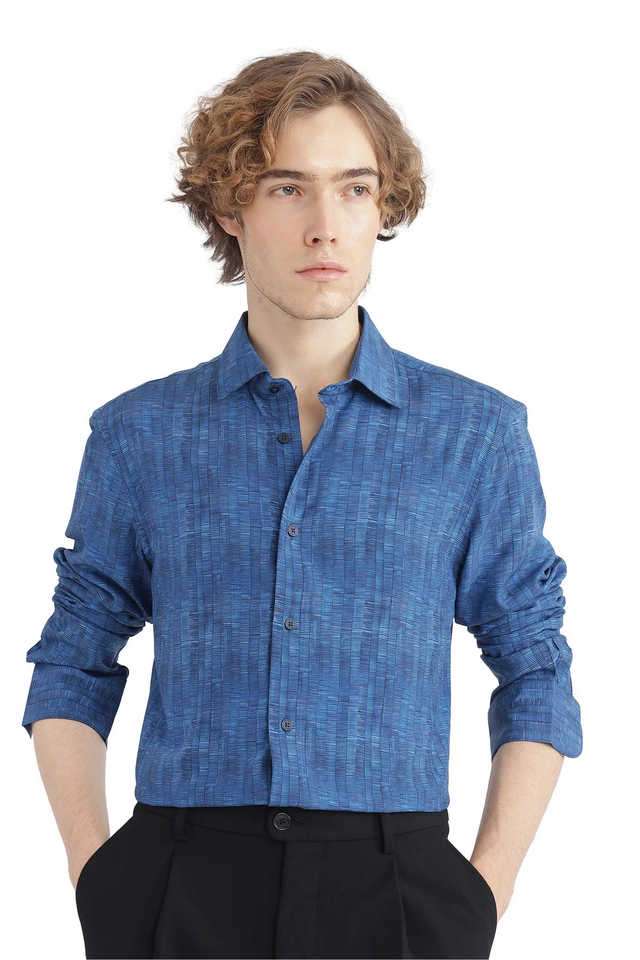Printed-Blended-Fabric-Regular-Fit-Men-s-Casual-Wear-Shirt