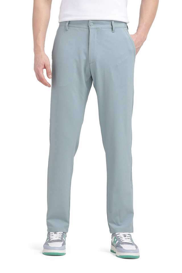 Solid-Cotton-Regular-Fit-Men-s-Casual-Wear-Trousers