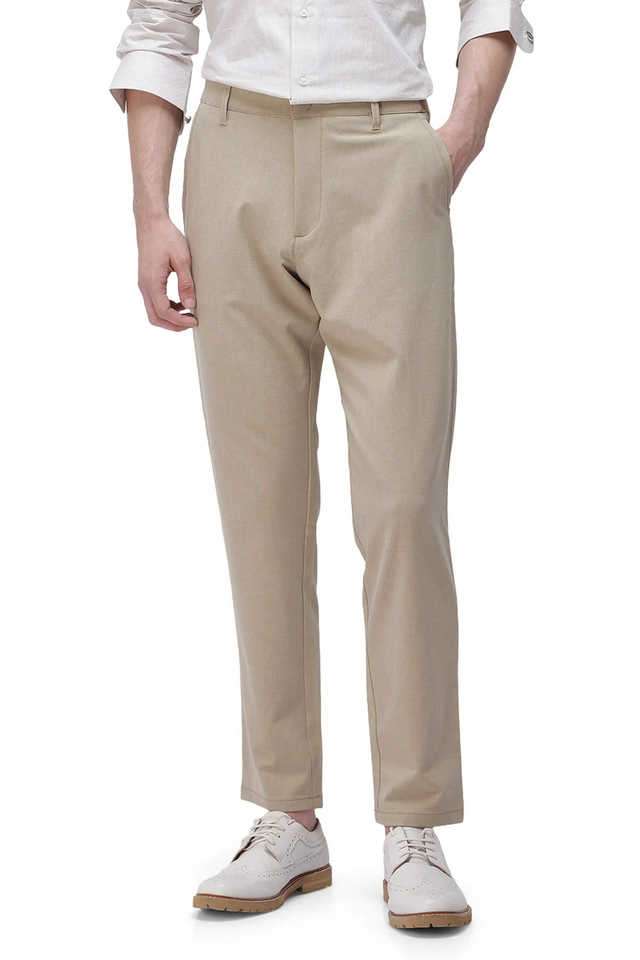 Solid-Cotton-Regular-Fit-Men-s-Casual-Wear-Trousers