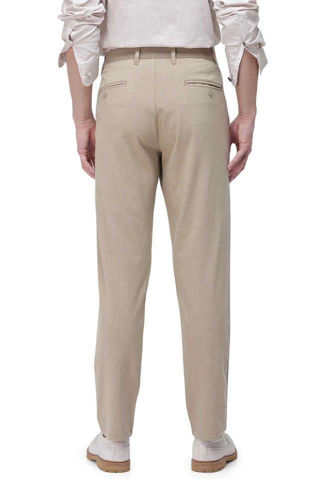 Solid-Cotton-Regular-Fit-Men-s-Casual-Wear-Trousers