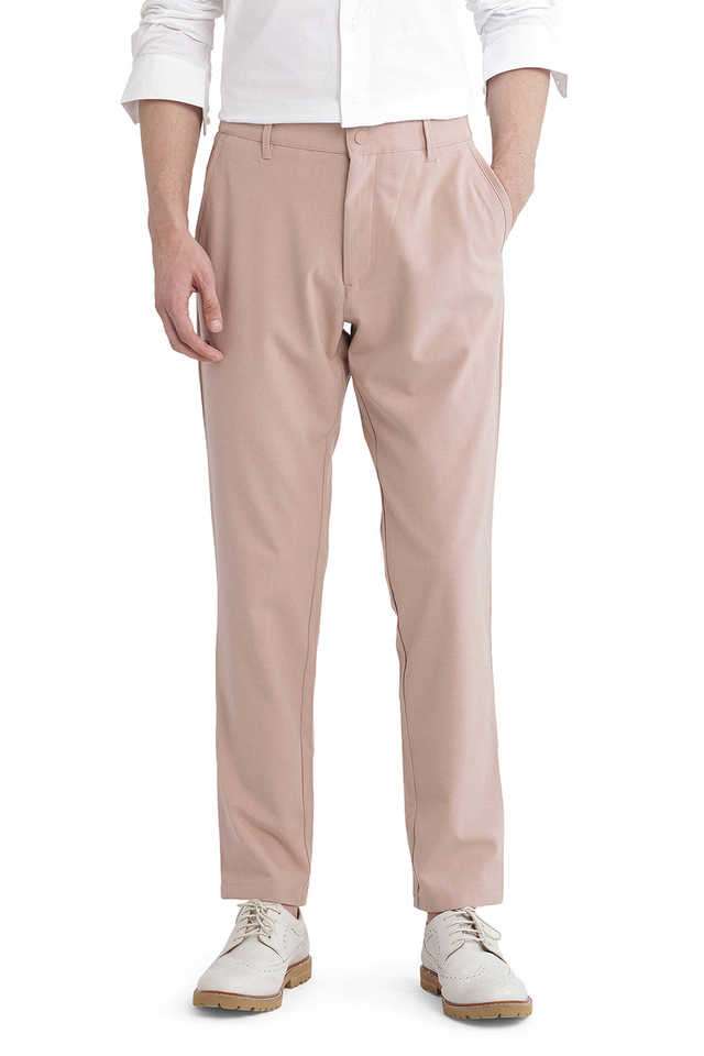 Solid-Cotton-Regular-Fit-Men-s-Casual-Wear-Trousers