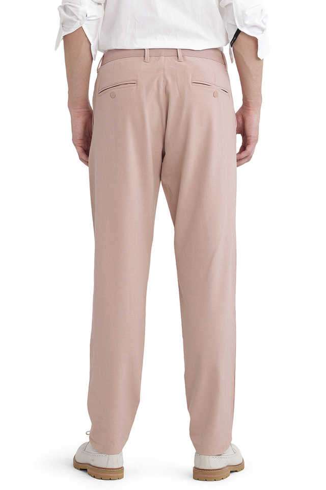 Solid-Cotton-Regular-Fit-Men-s-Casual-Wear-Trousers