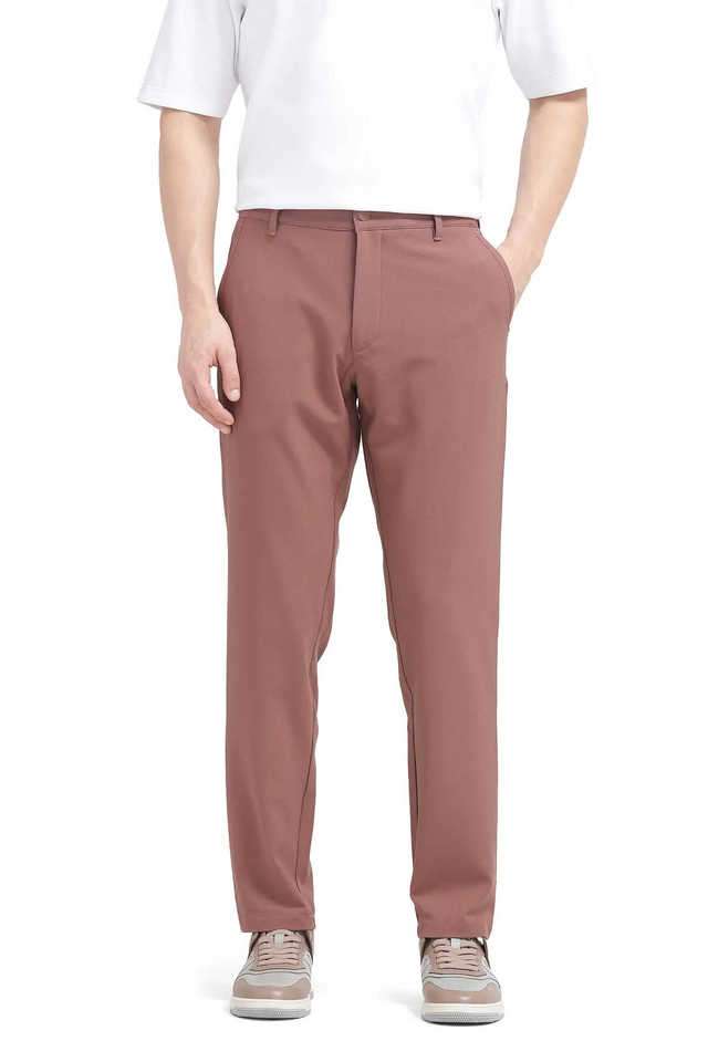 Solid-Cotton-Regular-Fit-Men-s-Casual-Wear-Trousers