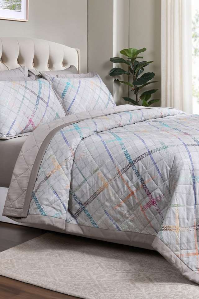 Rhombus-Grey-Single-Quilt