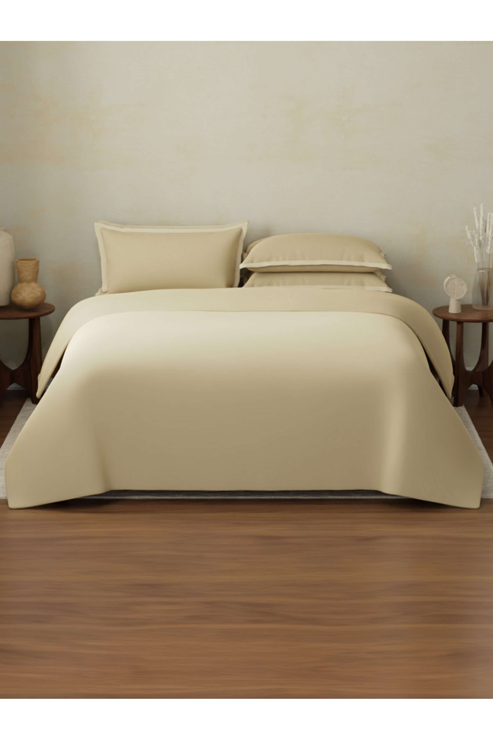 Cotton-Charm-400-TC-100--Cotton-Beige-King-Bedding-Set
