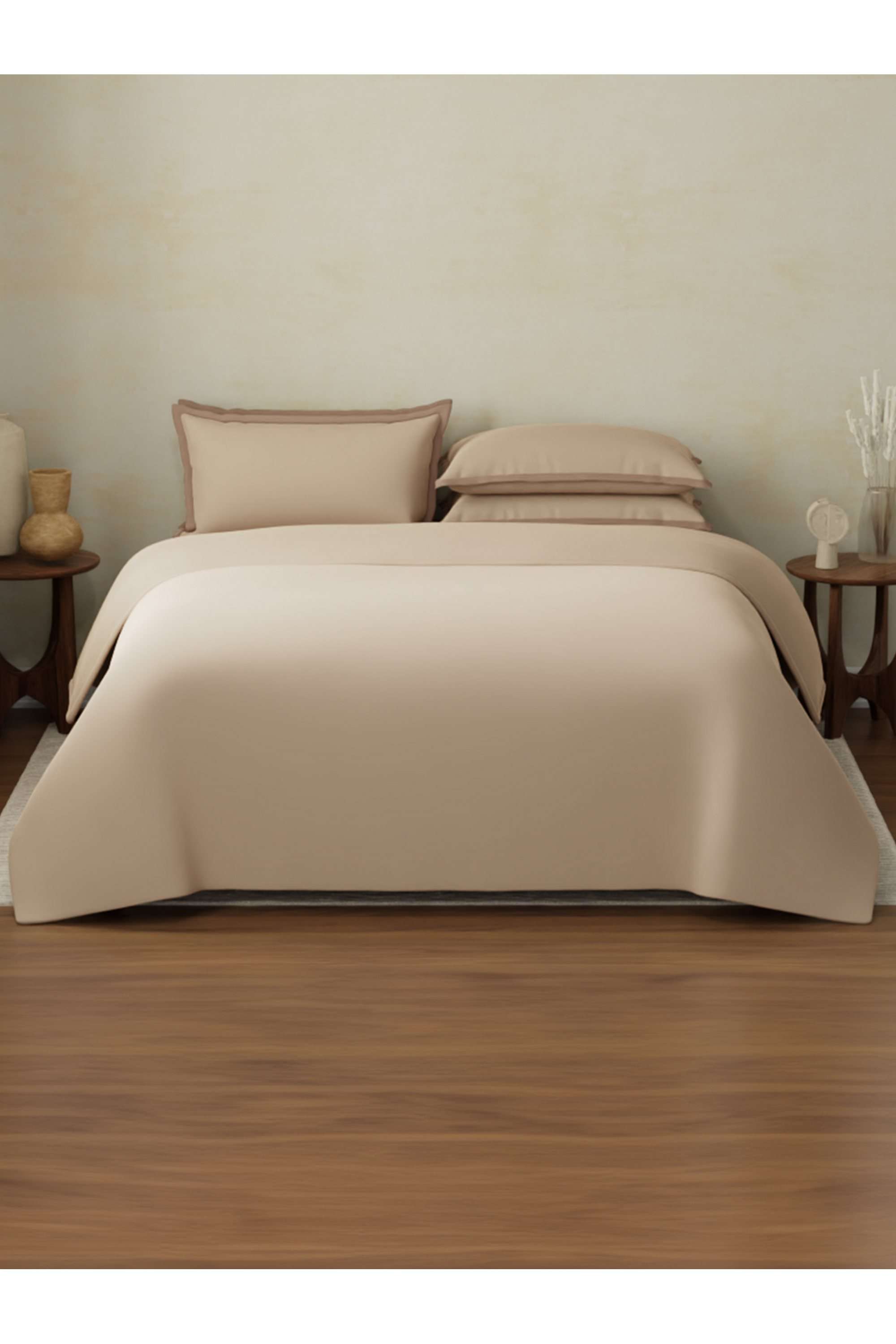 Cotton-Charm-400-TC-100--Cotton-Beige-King-Bedding-Set
