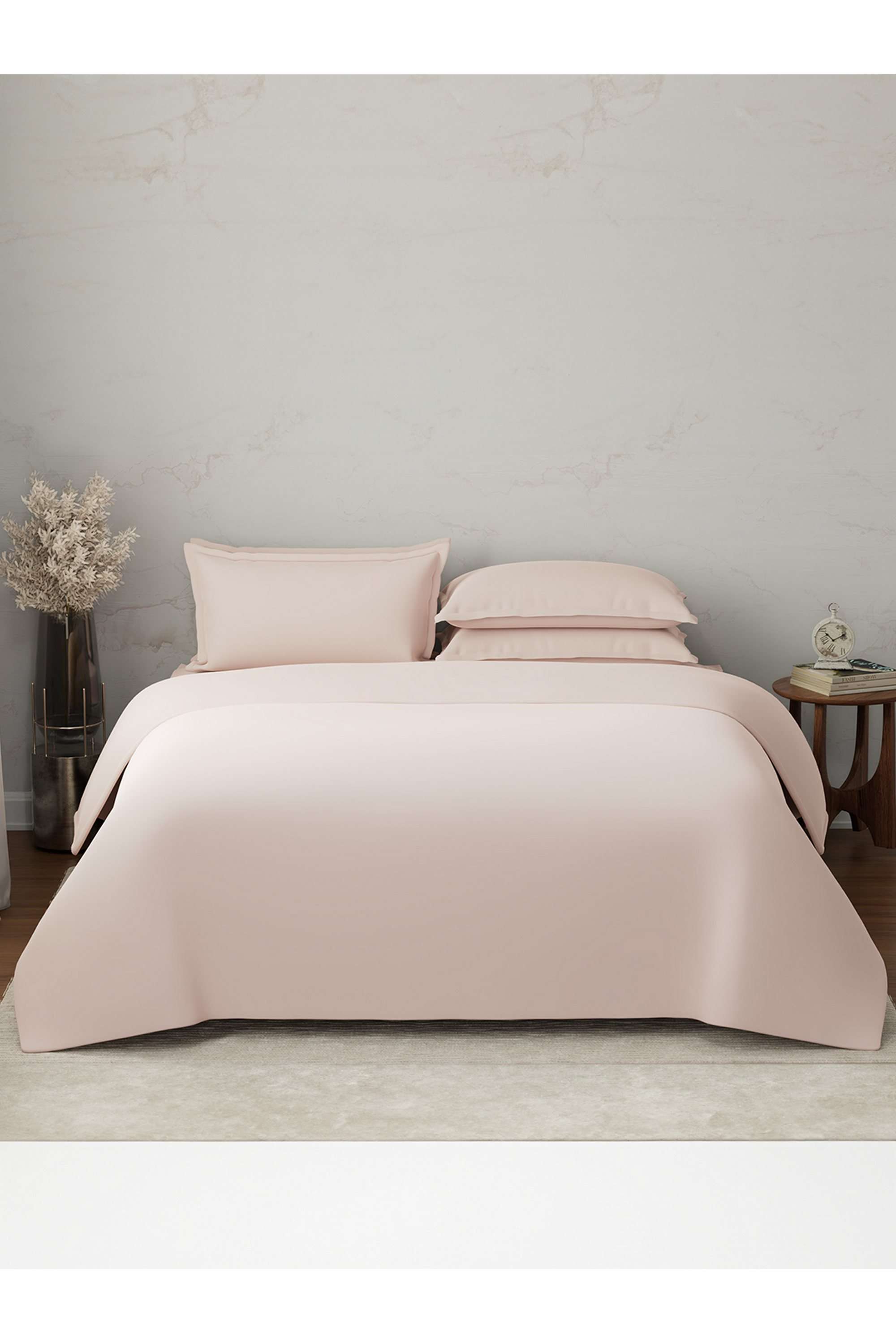 Emblem-100--Cotton-300-TC-Pink-King-Bedding-Set