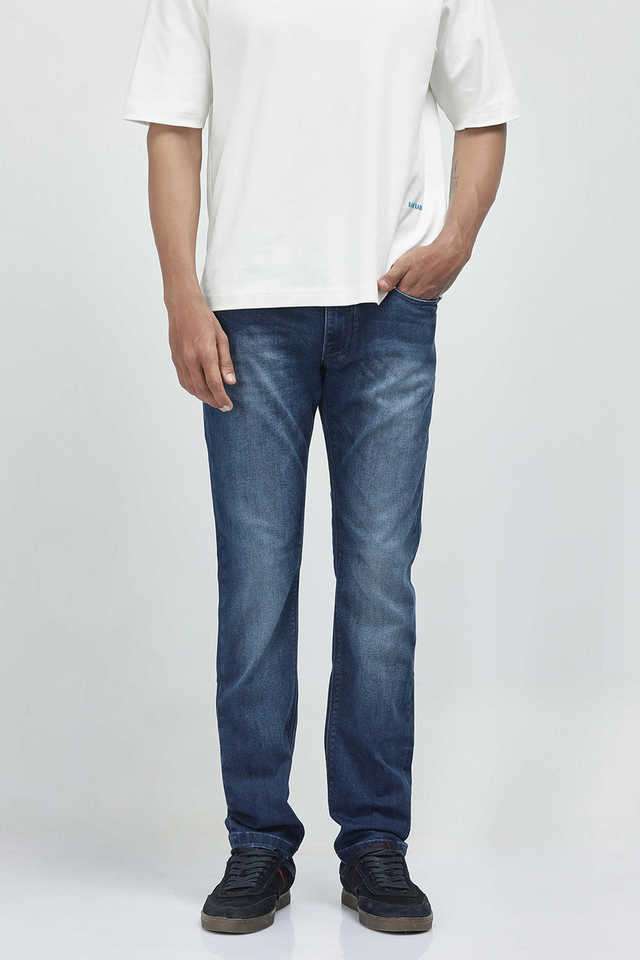 Light-Wash-Cotton-Slim-Fit-Men-s-Jeans