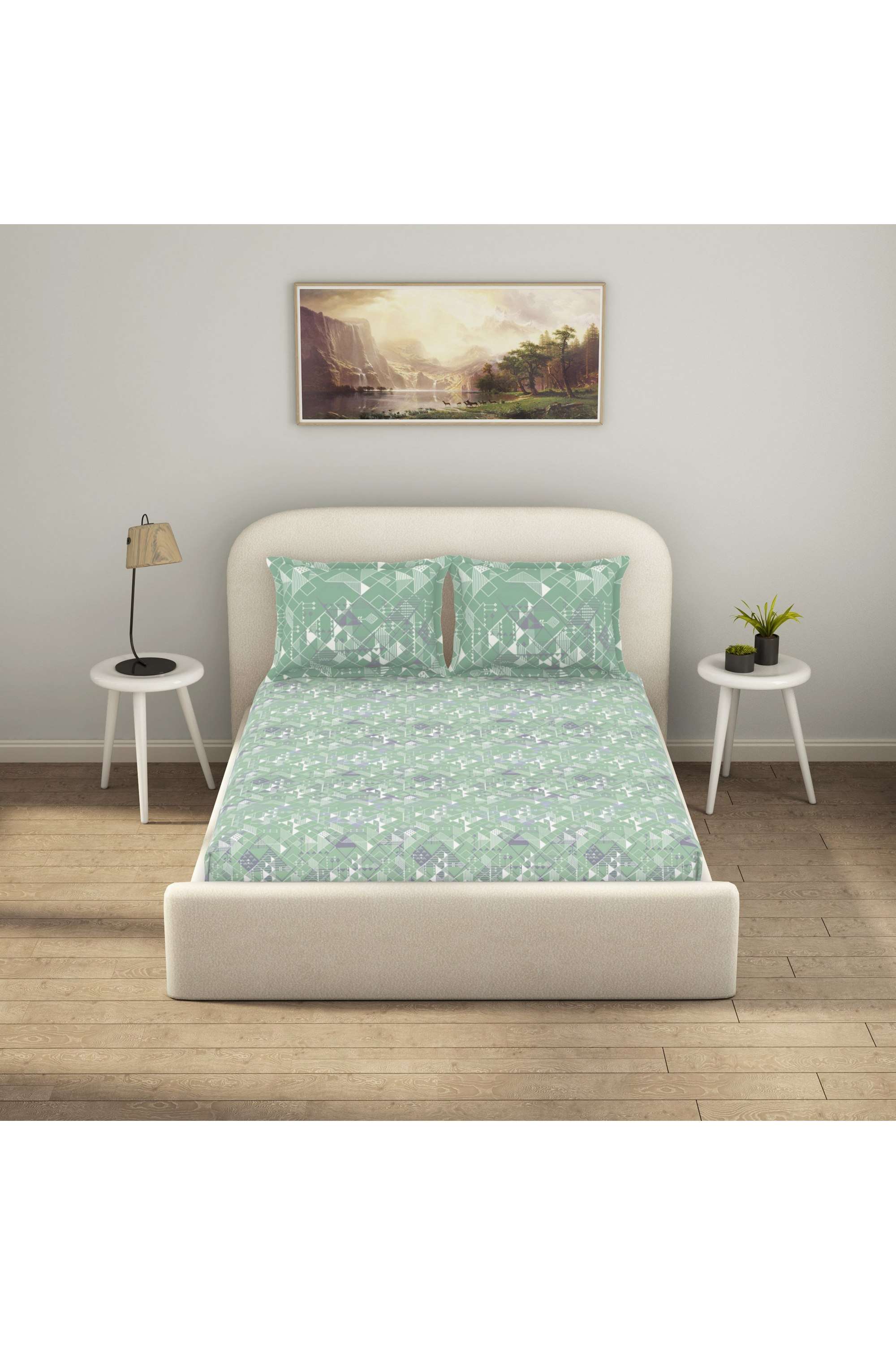 Geometric-Super-Softbreathable-Fabric-Bedsheets-Double-Super-Soft-Safe-For-Skin-Breathable-Fabric