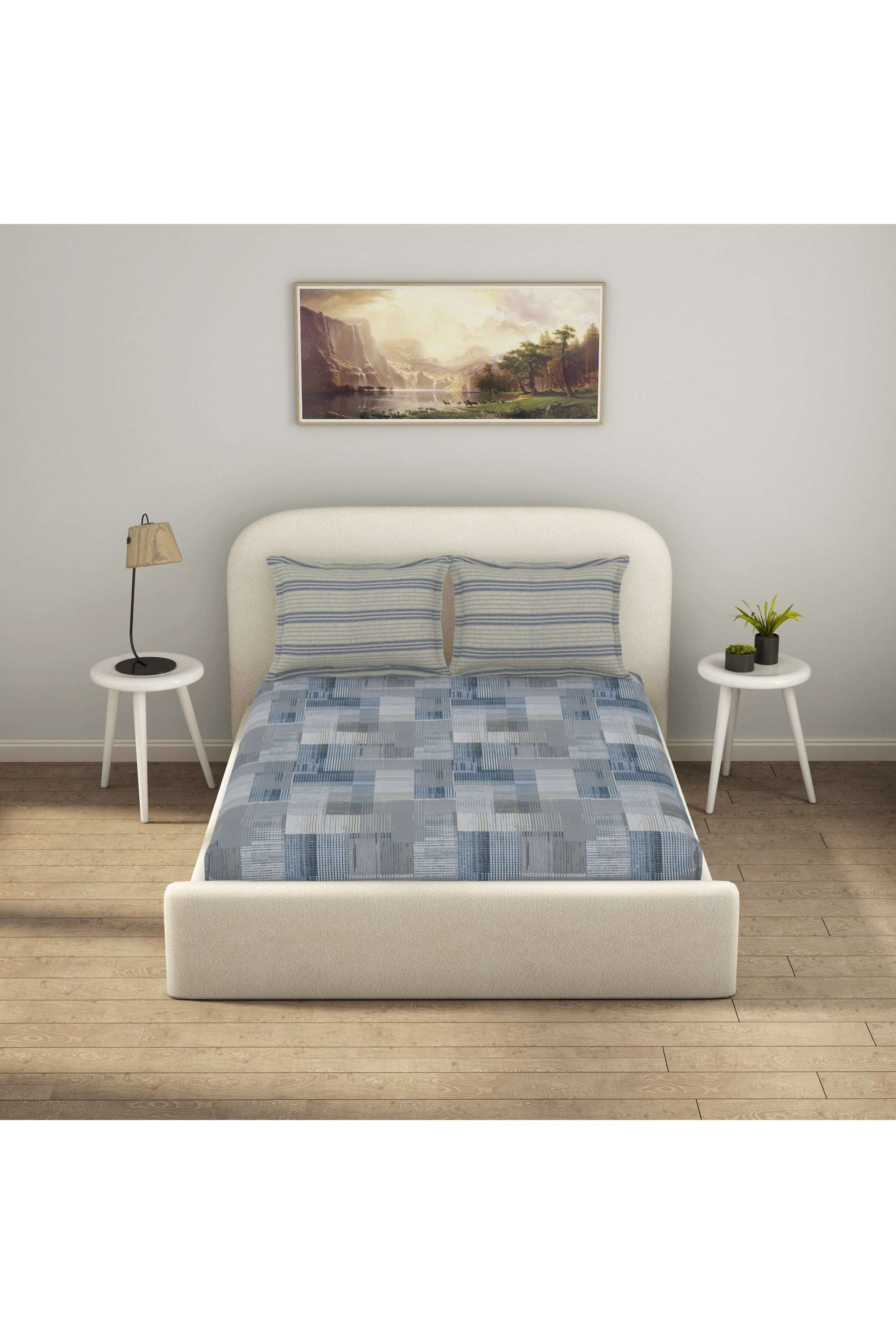 Geometric-Super-Softbreathable-Fabric-Bedsheets-Double-Super-Soft-Safe-For-Skin-Breathable-Fabric