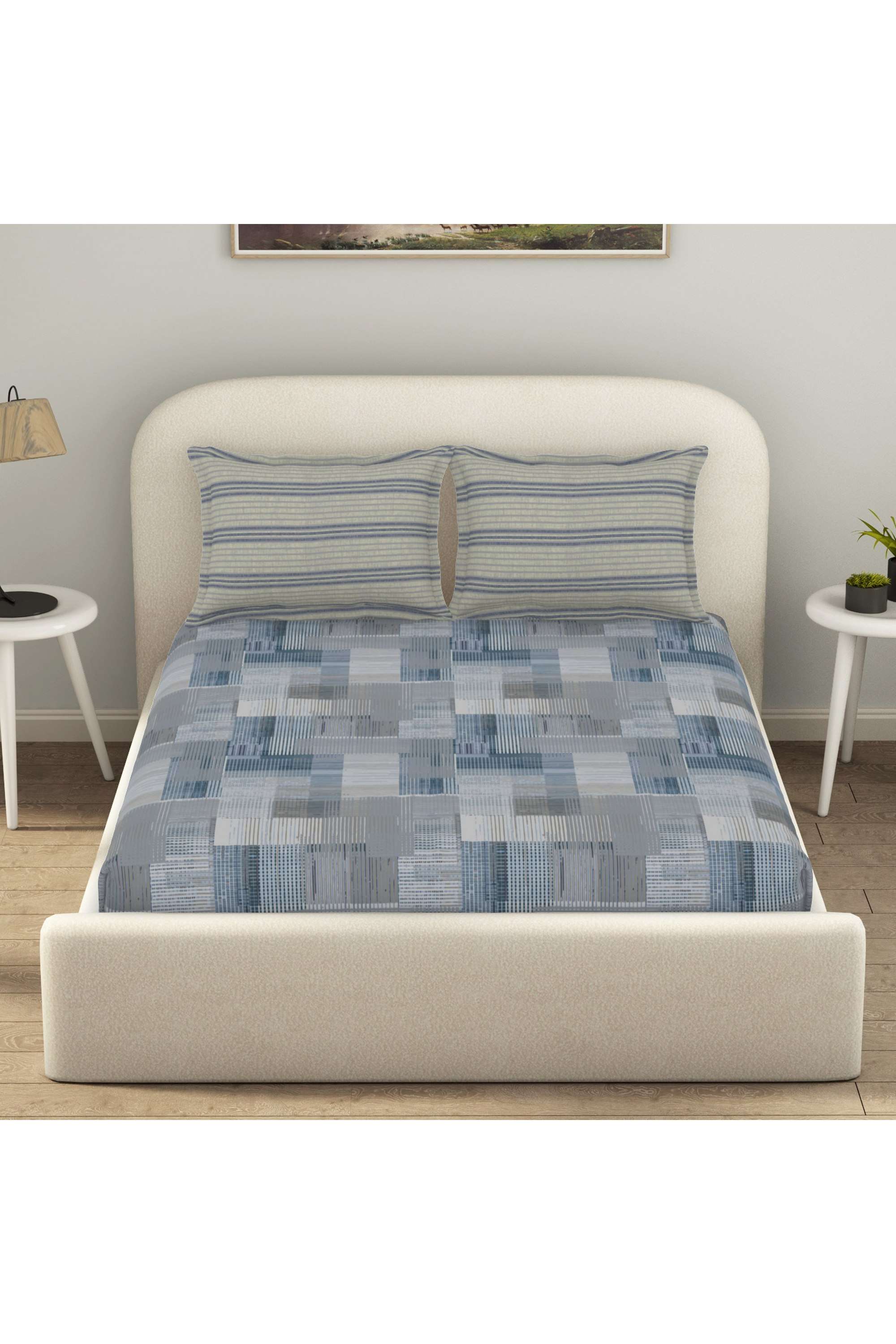 Geometric-Super-Softbreathable-Fabric-Bedsheets-Double-Super-Soft-Safe-For-Skin-Breathable-Fabric