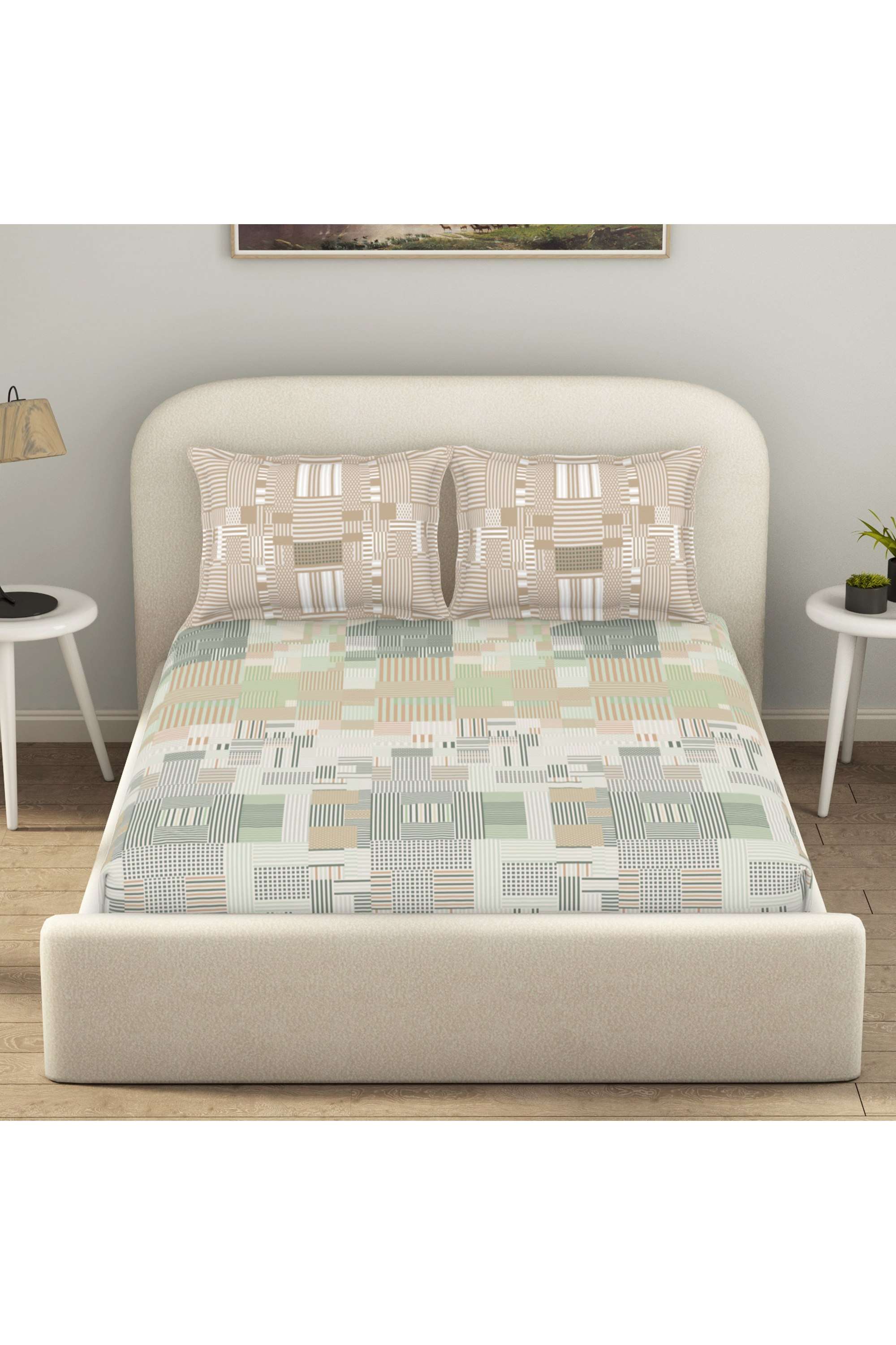 Geometric-Super-Softbreathable-Fabric-Bedsheets-Double-Super-Soft-Safe-For-Skin-Breathable-Fabric