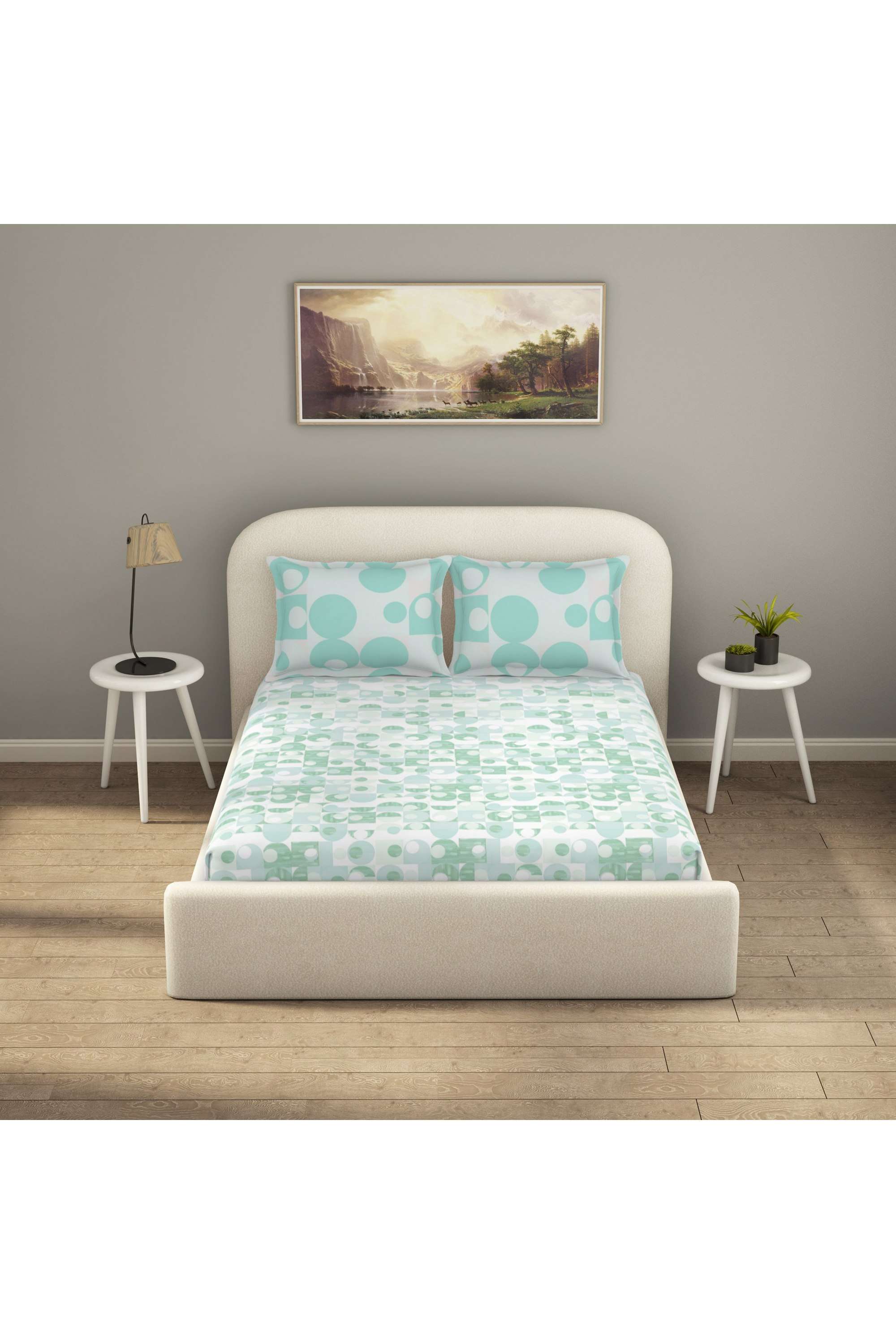 Geometric-Super-Softbreathable-Fabric-Fitted-Sheets-Super-Soft-Safe-For-Skin-Breathable-Fabric