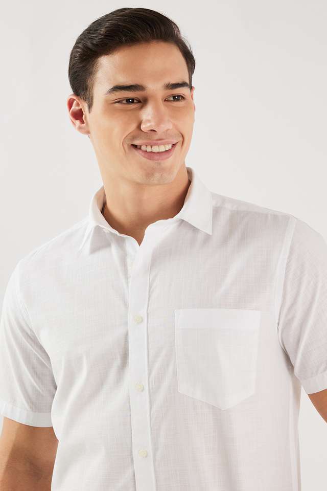 Solid-Cotton-Slim-Fit-Men-s-Casual-Wear-Shirt